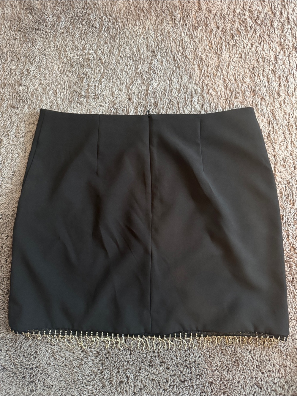 House of Harlow 1960 Black Cropped Blazer and Crystal-Trim Skirt Set - Picture 8 of 10